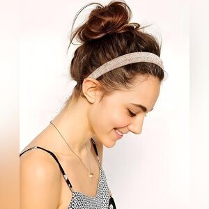 2pcs Rhinestone Headbands Women Sparkly Bling Headbands Black and Multicolor